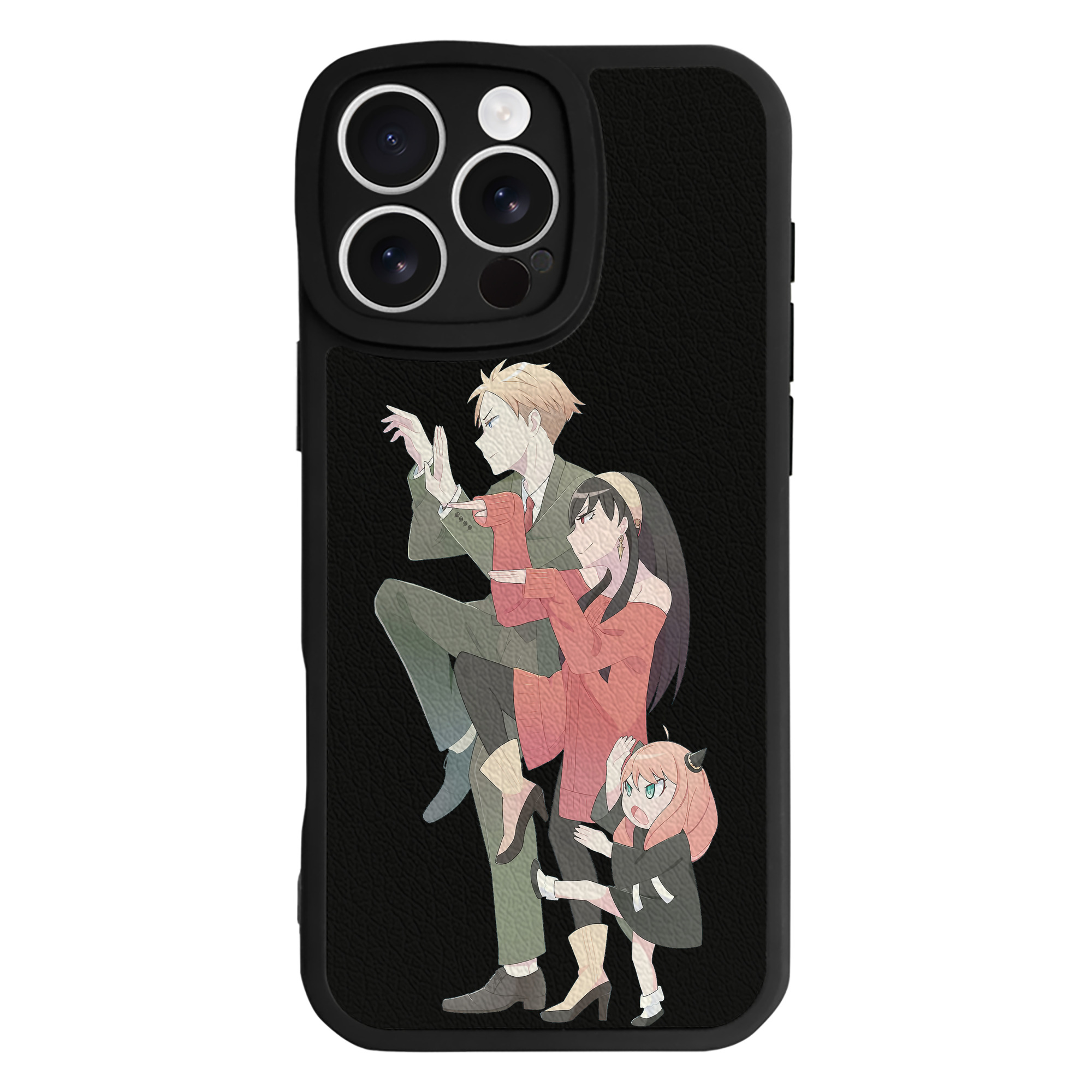 （画像用） SPY×FAMILY间谍家家酒 【iPhone 16シリーズ対応】シリコンスマホケース（レザー調） 材質：シリコン